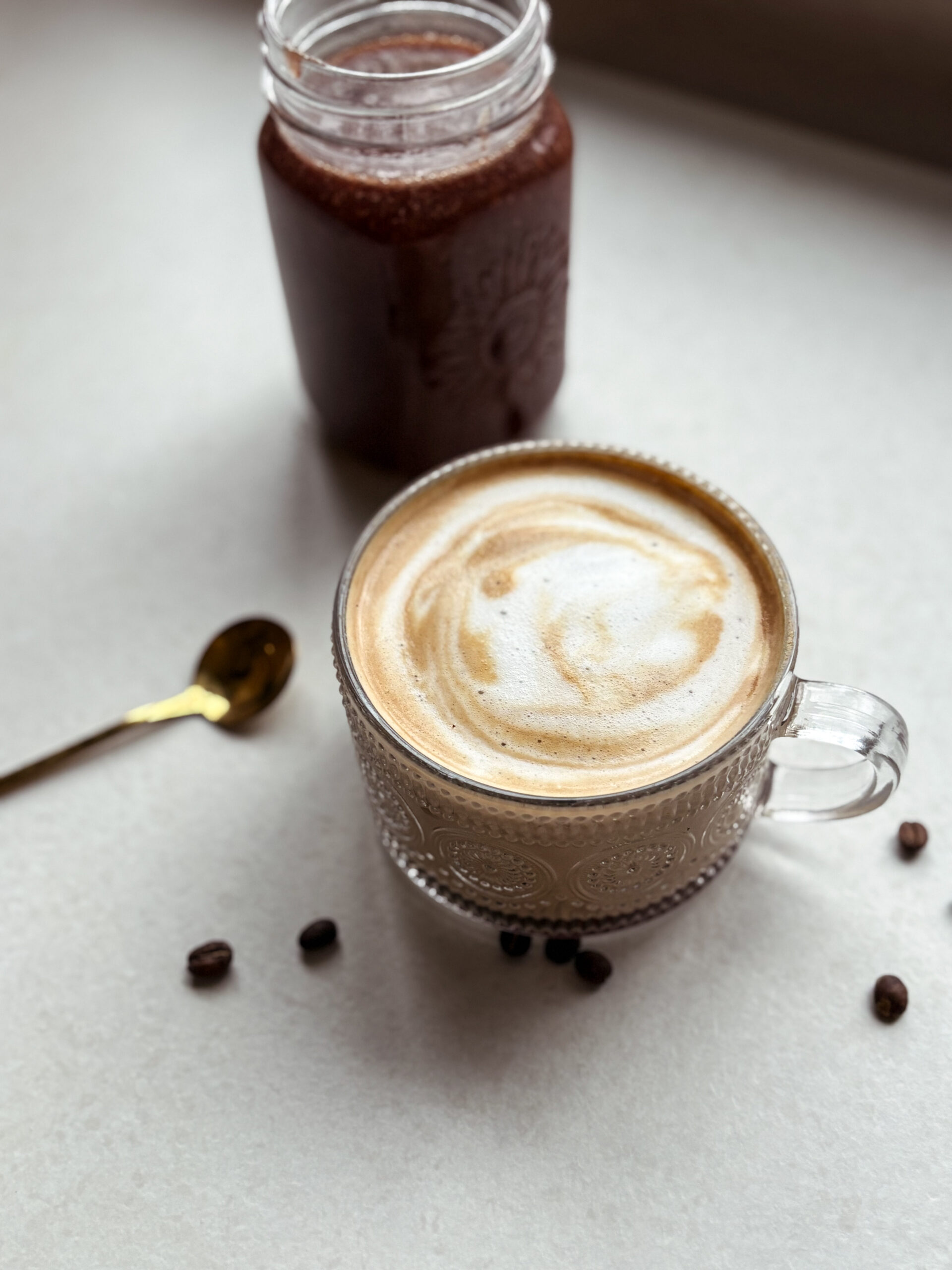 White Chocolate Cranberry Latte