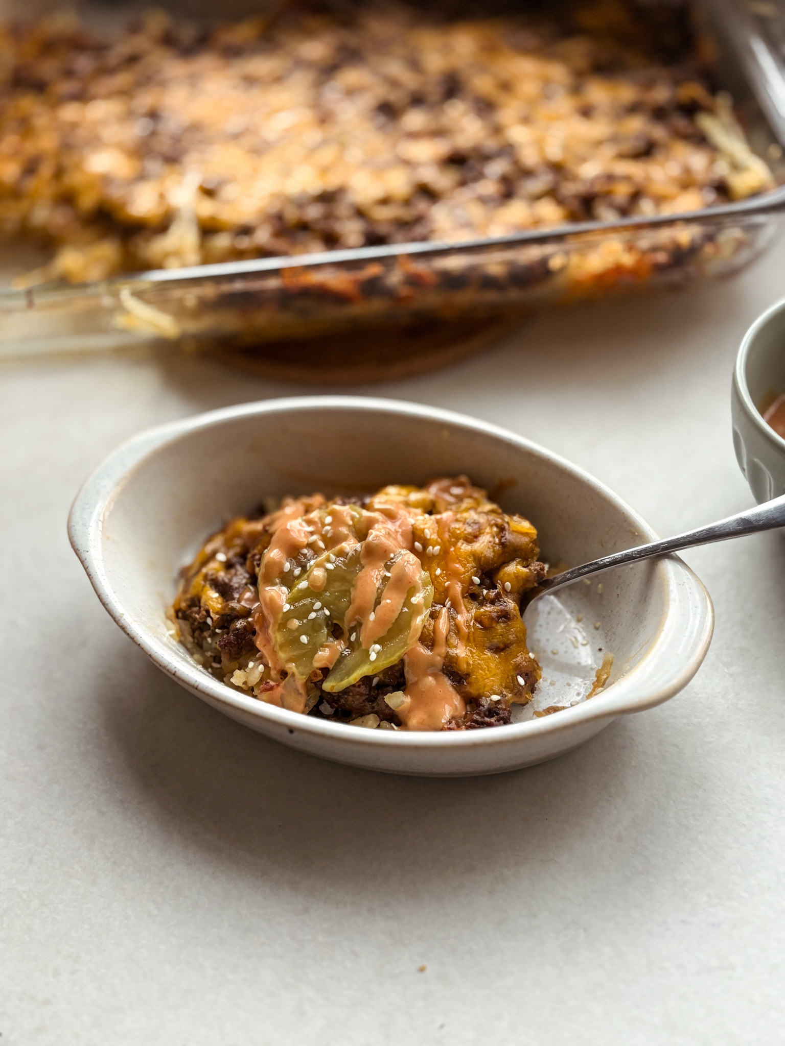 Cheeseburger Casserole | Front Porch Fresh